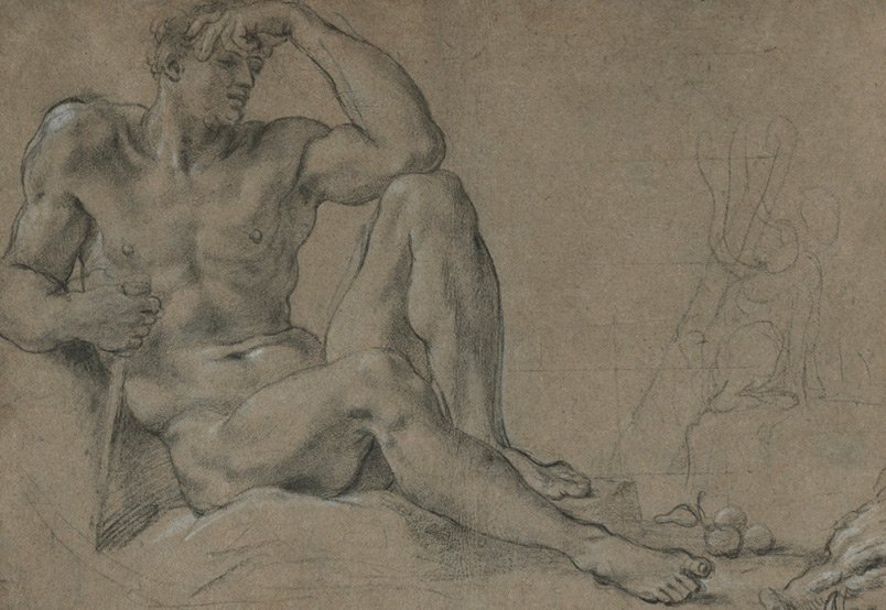 Hercules hviler af Annibale Carracci