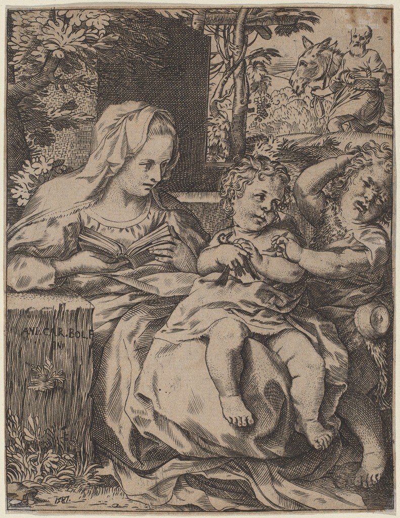 Madonna af svalen af Annibale Carracci
