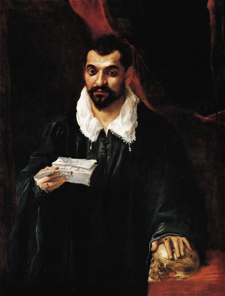 Portræt af læge Bossi af Annibale Carracci