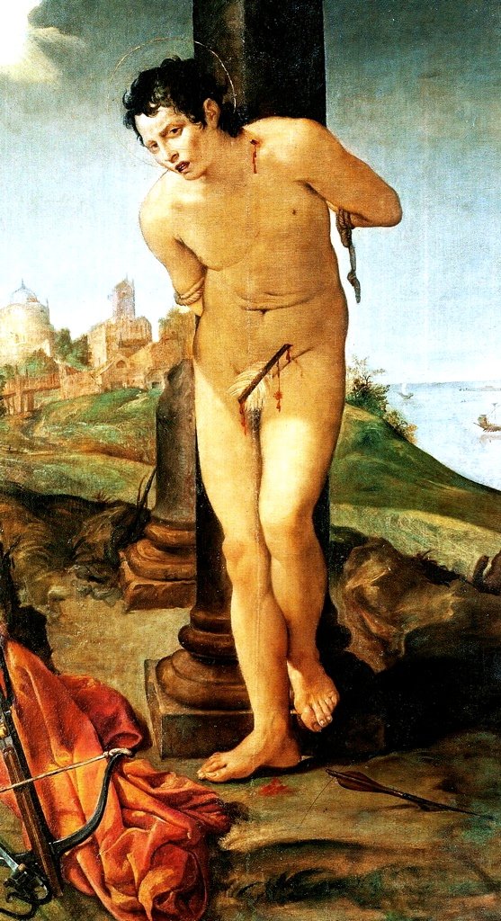 Sankt Sebastian af Annibale Carracci