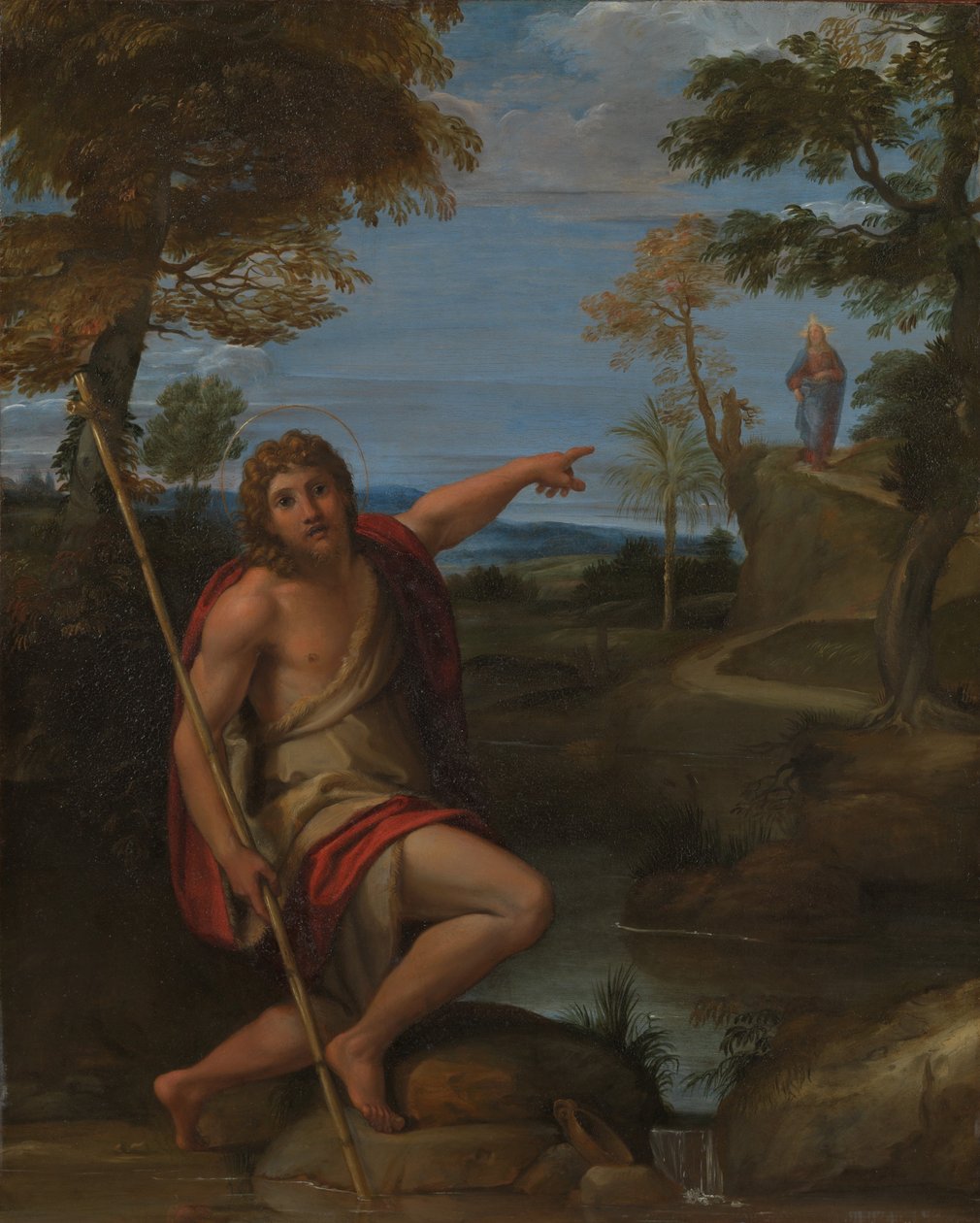 Johannes Døberen vidner af Annibale Carracci