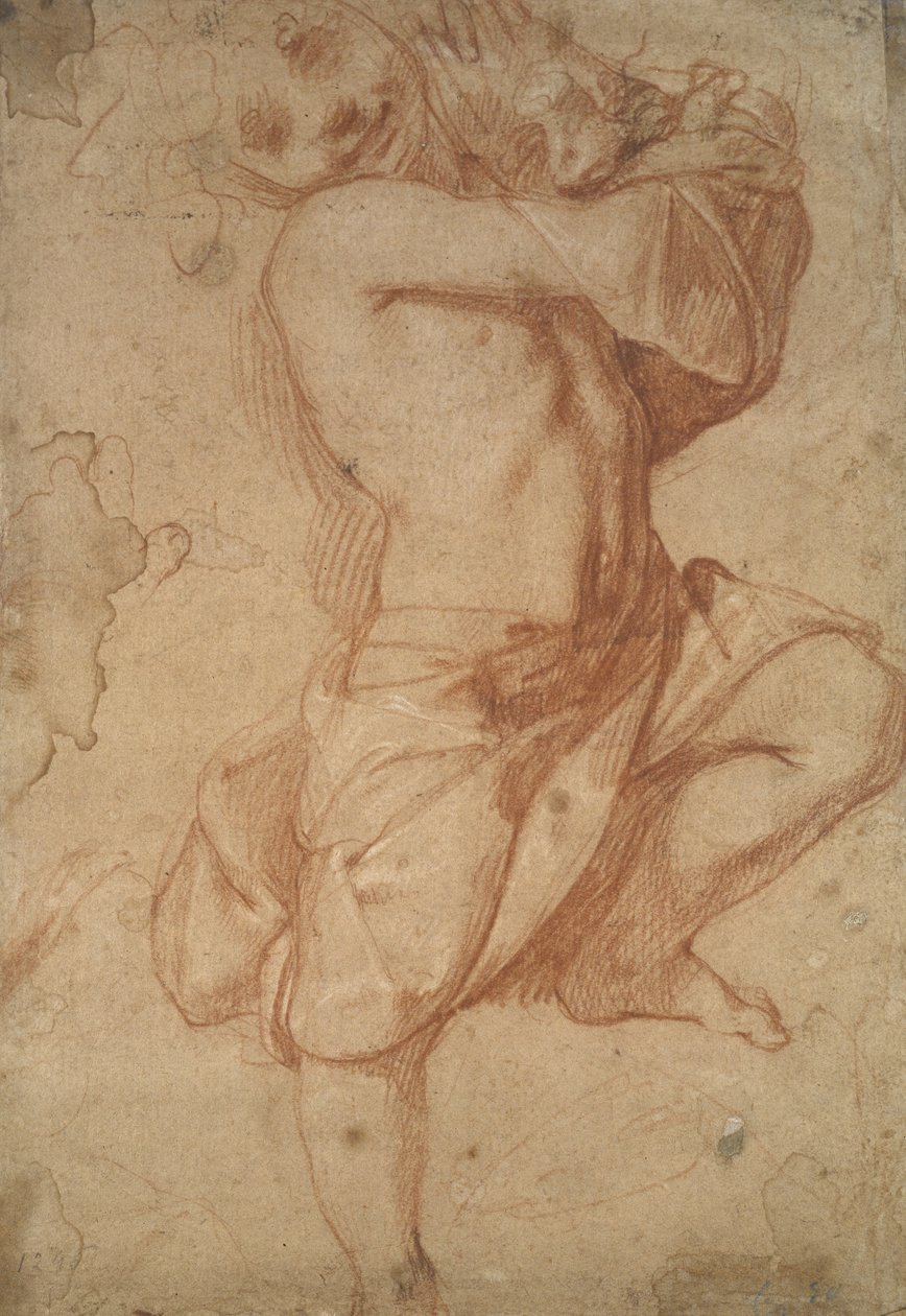 Halvnøgen dreng af Annibale Carracci