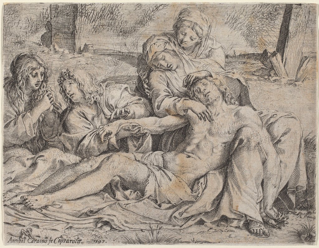 Caprarola klagesangen af Annibale Carracci