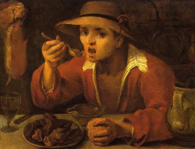 Bønnespiseren af Annibale Carracci