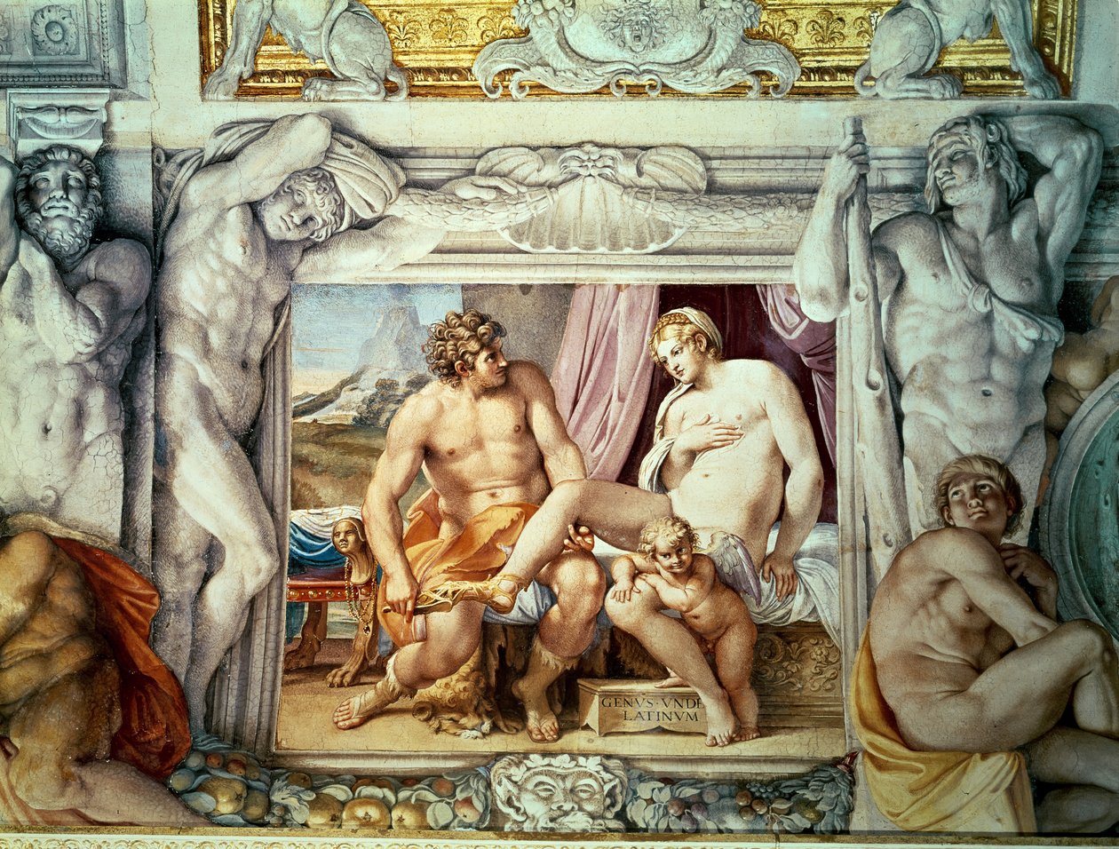 Venus og Anchises af Annibale Carracci