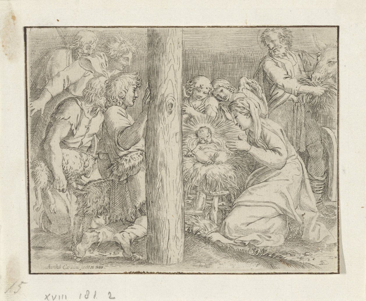 Tilbedelse af hyrderne af Annibale Carracci