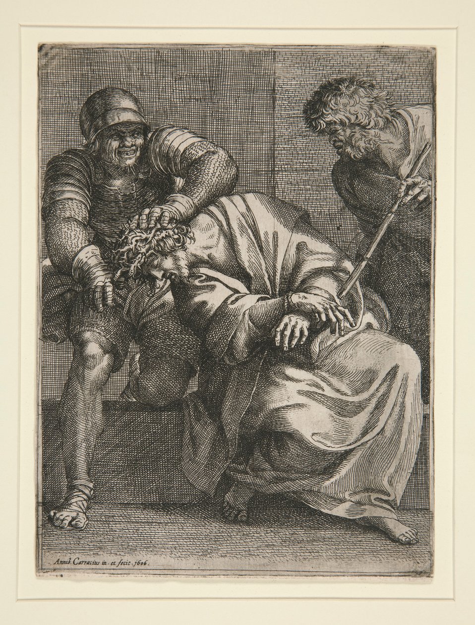 Kristus kronet med torne af Annibale Carracci