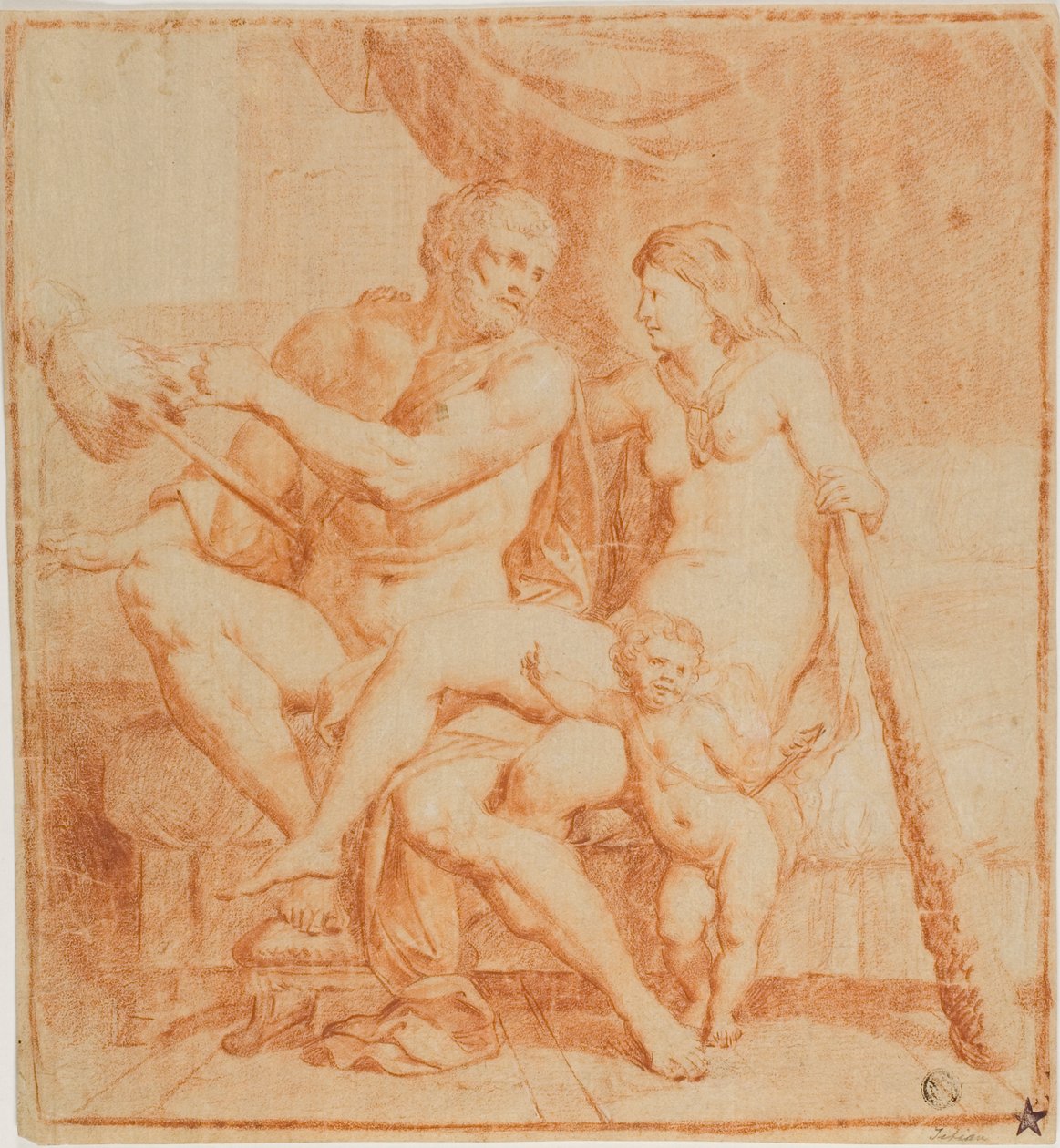 Hercules og Iole af Annibale Carracci