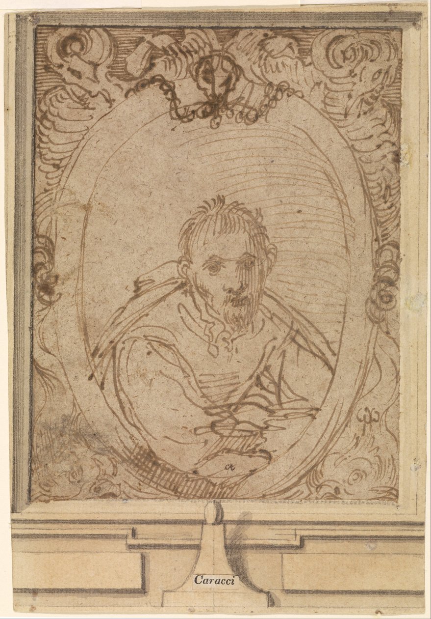 Selvportræt af Annibale Carracci