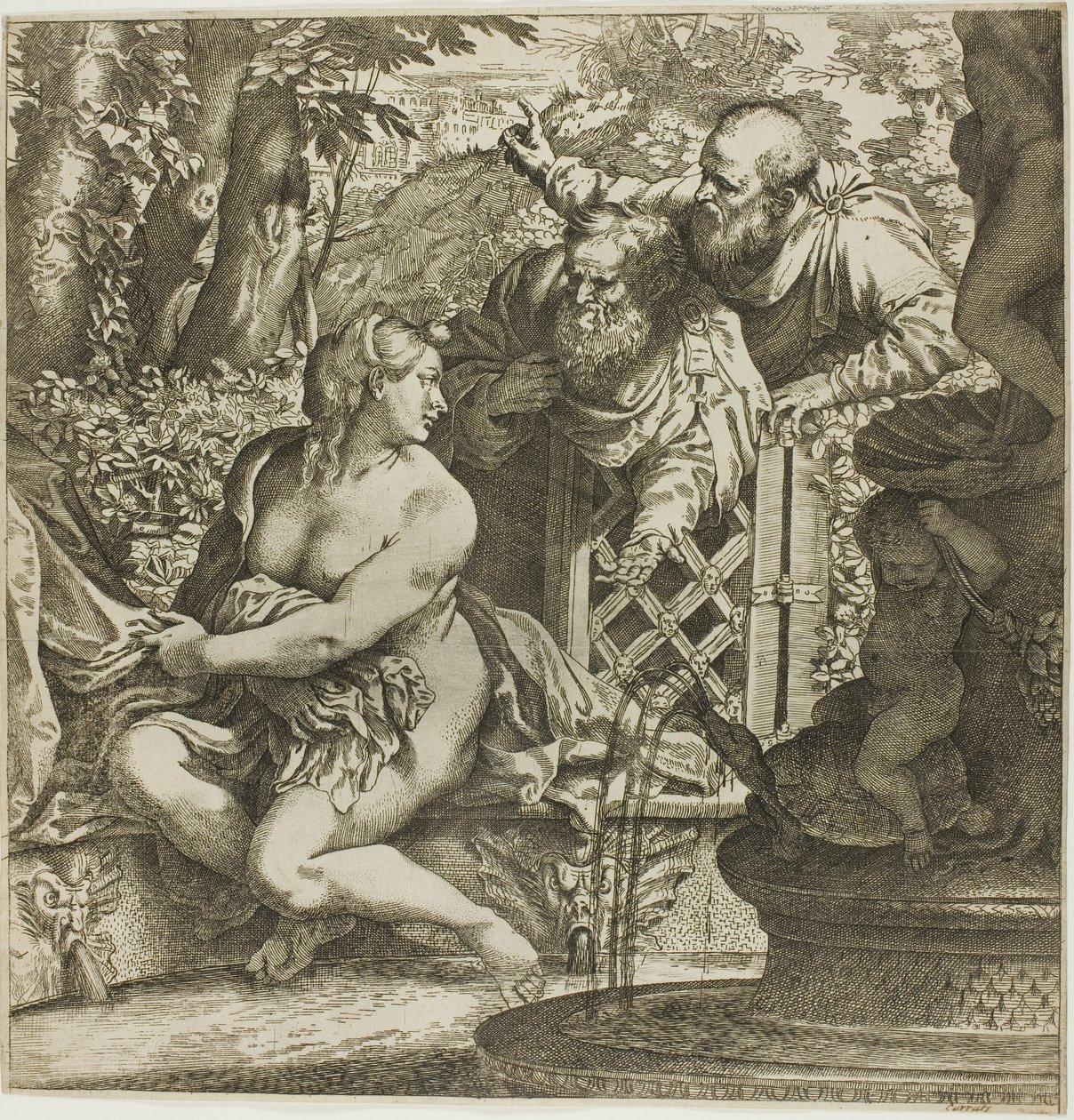 Susanna og de ældste af Annibale Carracci