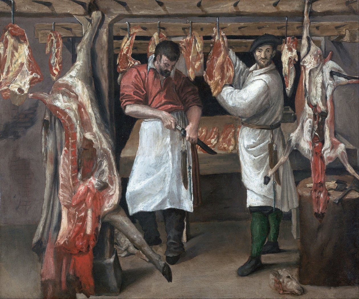 Slagterens butik af Annibale Carracci