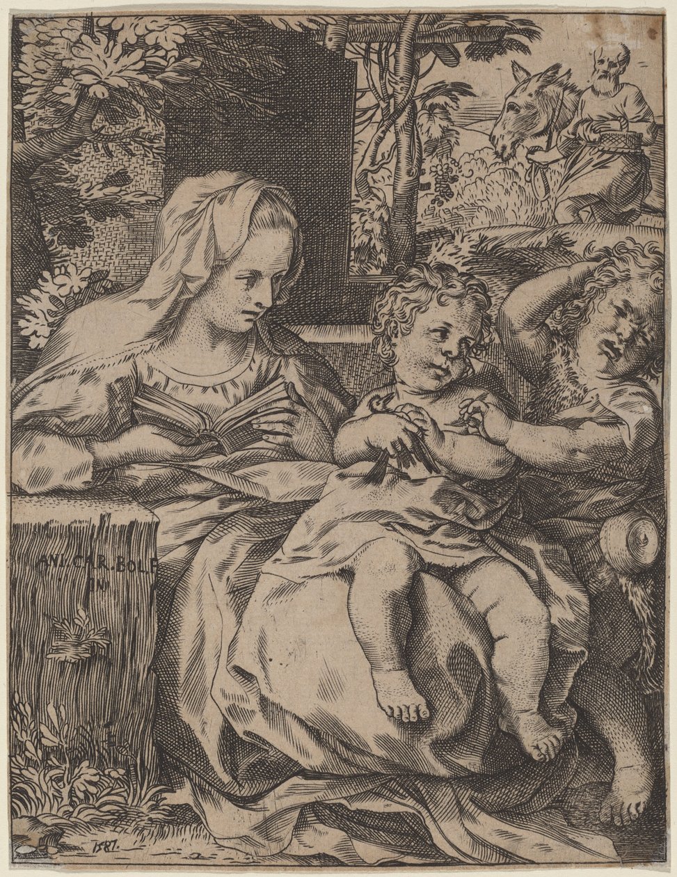 Svalens Madonna af Annibale Carracci