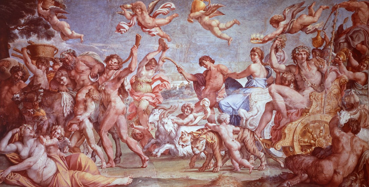 Bacchus og Ariadnes triumf af Annibale Carracci