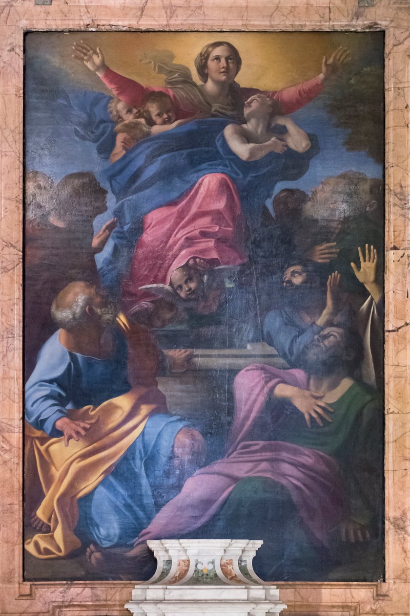 Jomfruens antagelse af Annibale Carracci