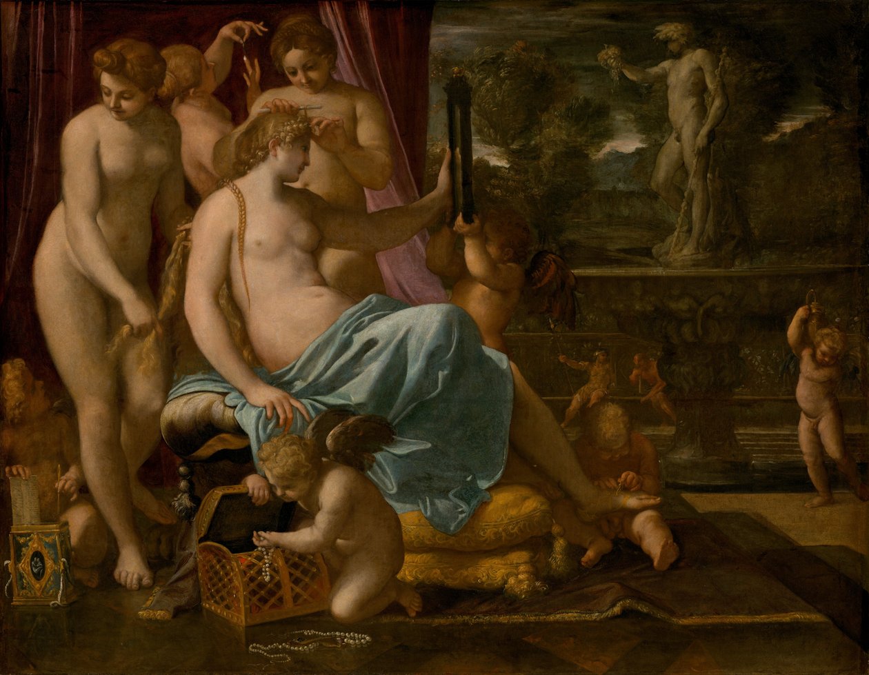 Venus prydet af nåde, 15901595. af Annibale Carracci