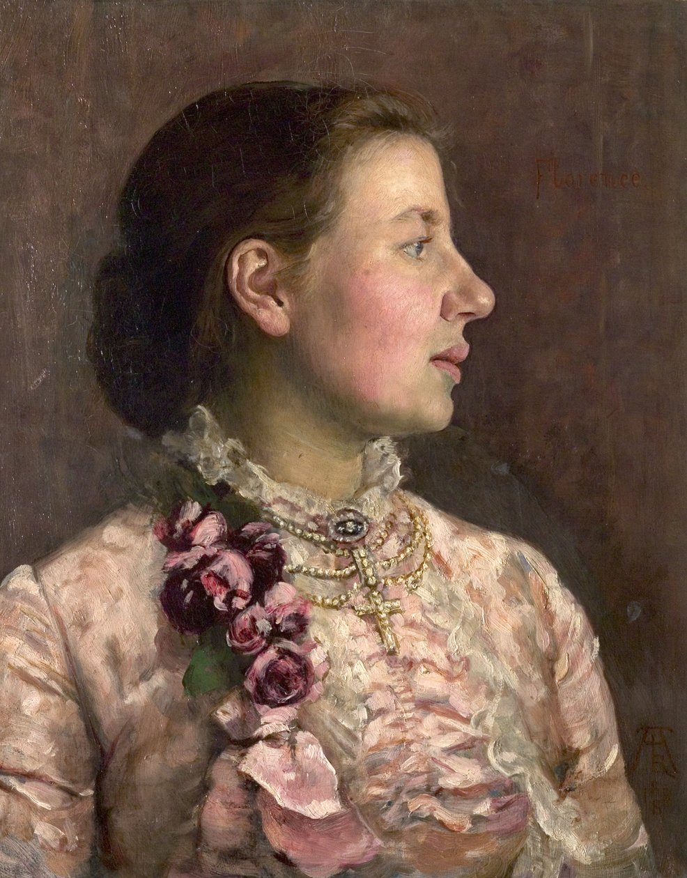 Fru Florence H. Musgrave af Annie Louisa Swynnerton