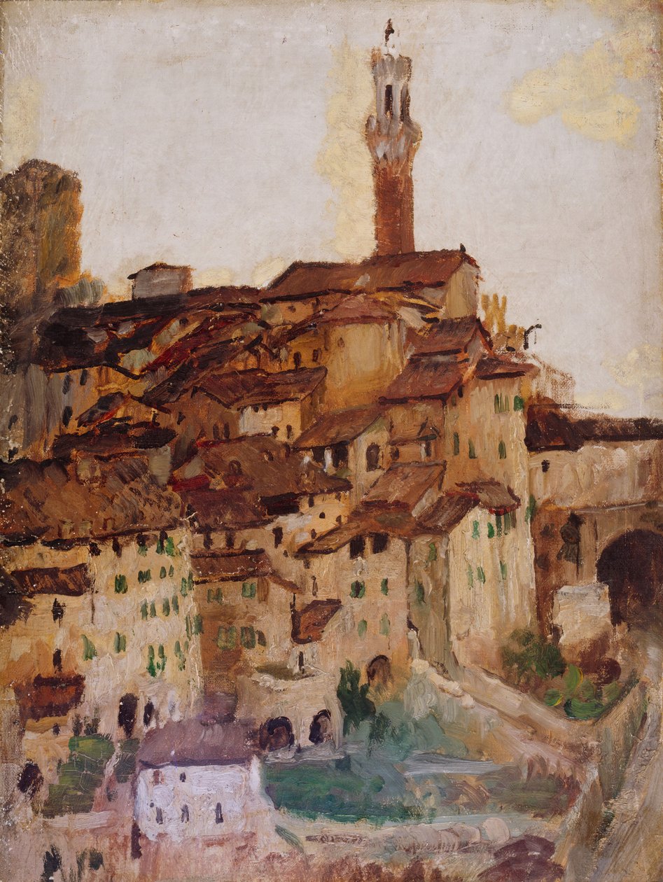 Sienna, 1883-1910. Også stavet Siena. af Annie Louisa Swynnerton