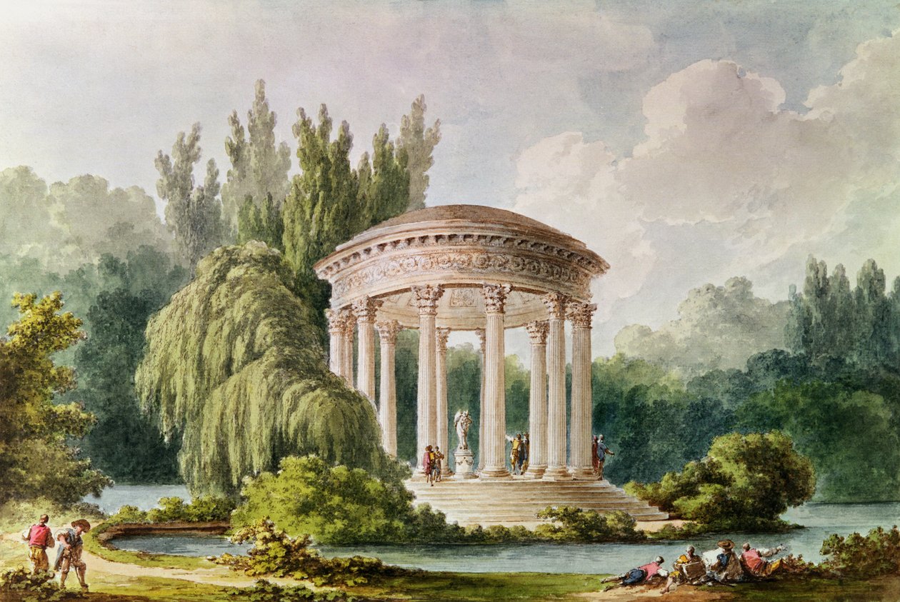 Kærlighedens tempel, Petit Trianon af Unbekannt Unbekannt