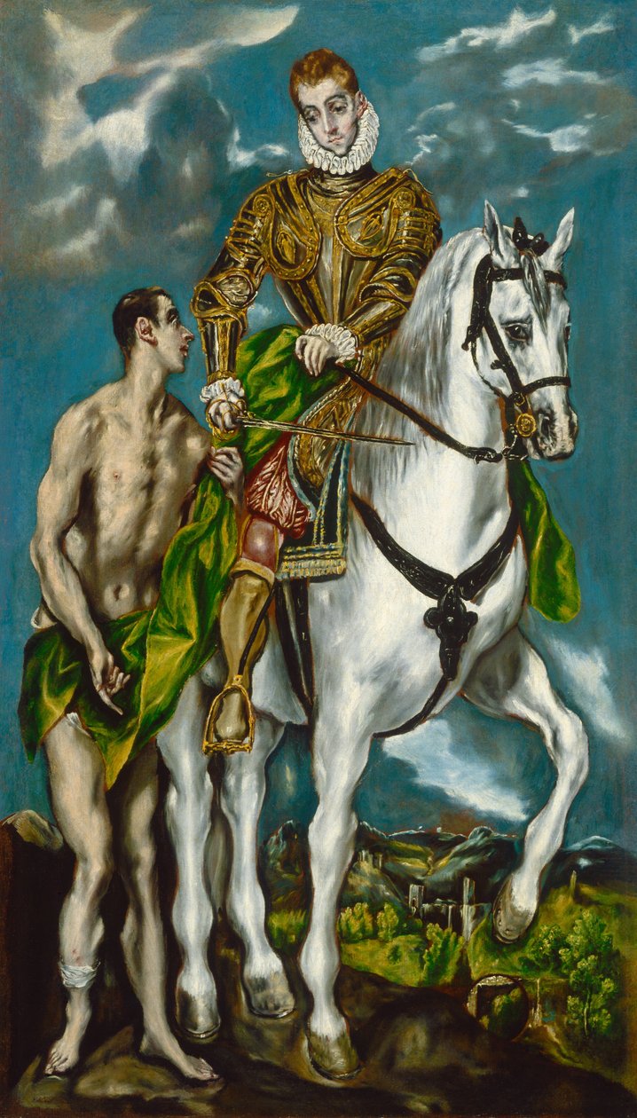 Sankt Martin og tiggeren af El Greco