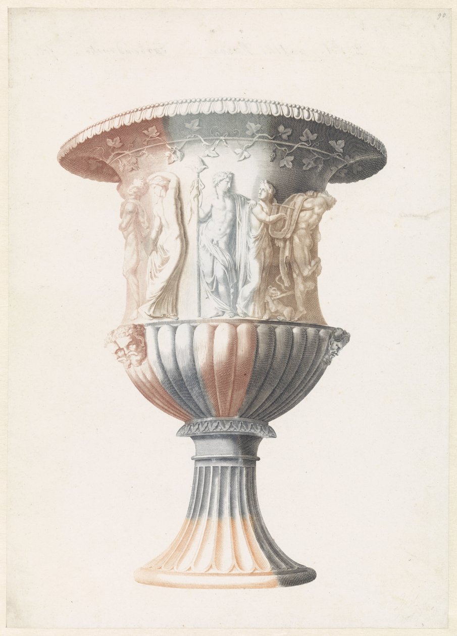Borghese vase af Anonymous