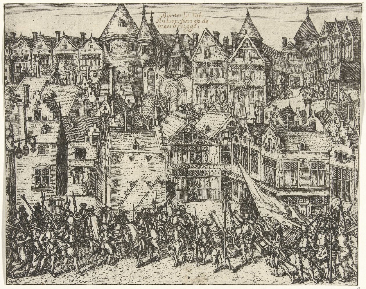Calvinistisk oprør i Antwerpen, 1567 af Anonymous