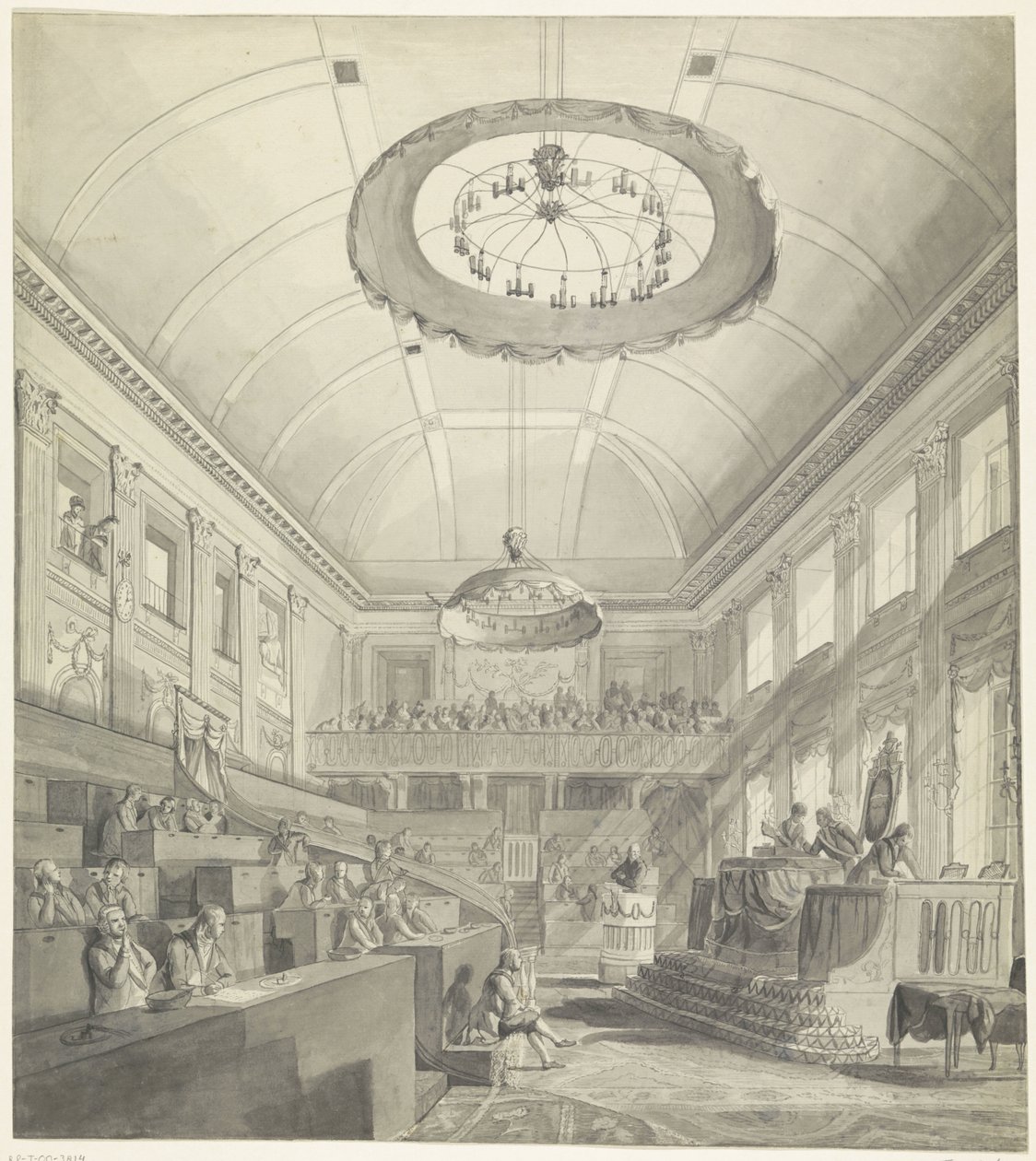 Første nationalforsamling i Haag, 1796 af Anonymous