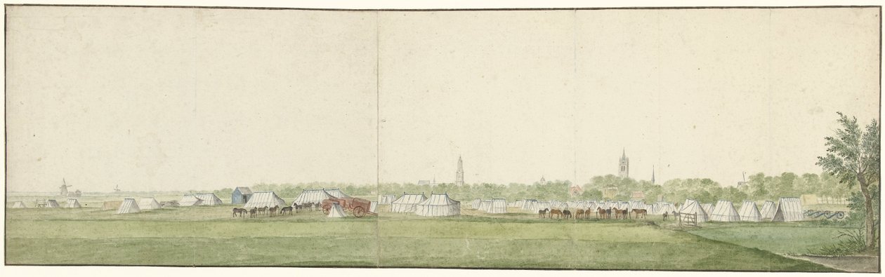 The Flying Army of the Patriots, nær Delft af Anonymous