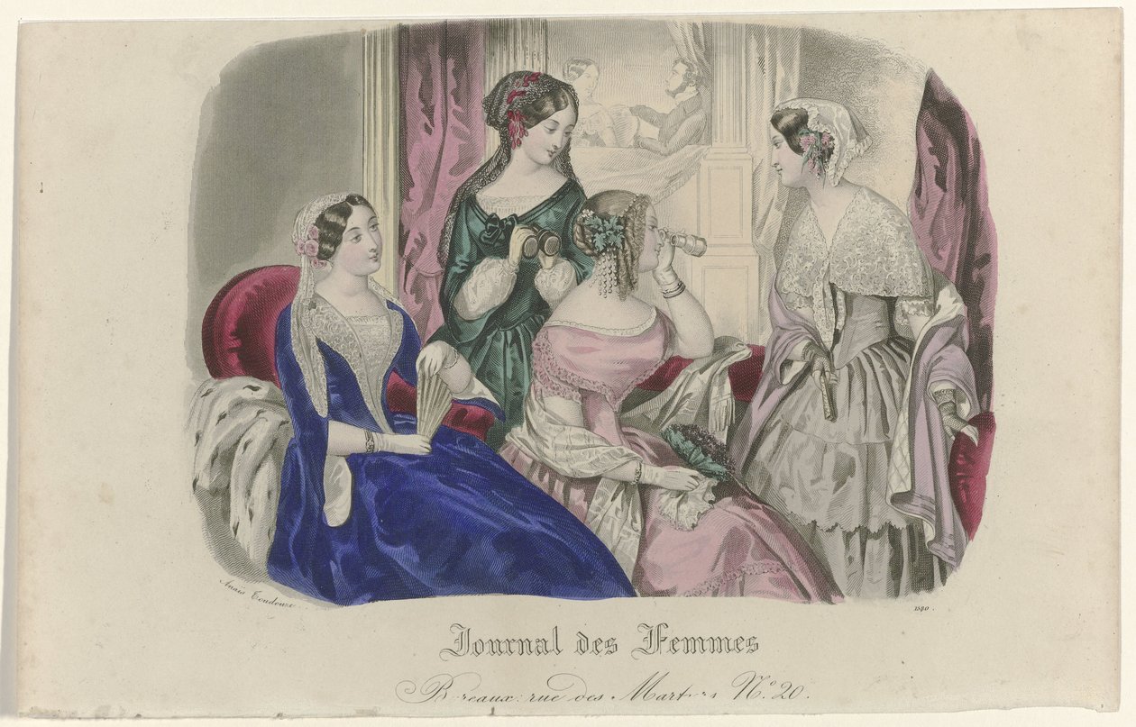 Kvindetidsskrift, 1840-1851, Pl. 1580 af Anonymous