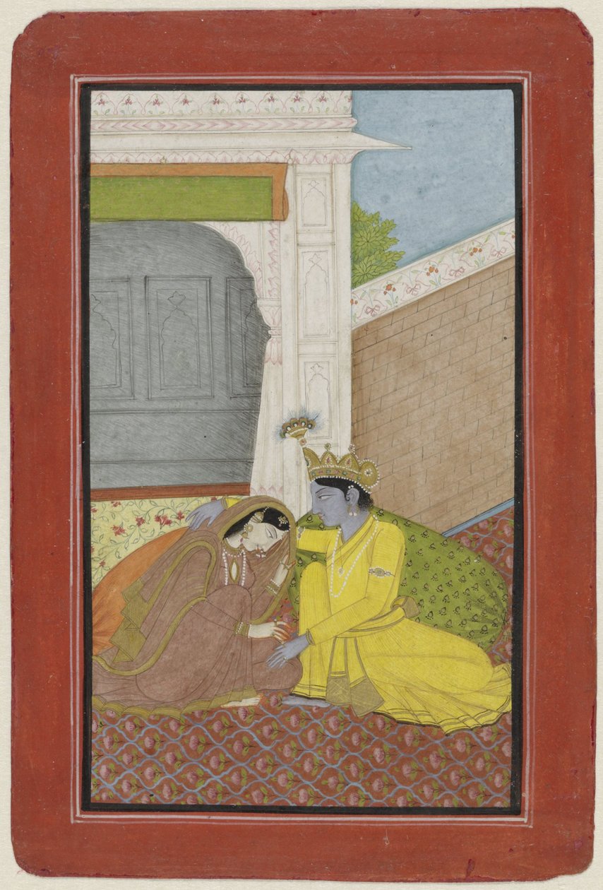 Krishna og Radha af Anonymous
