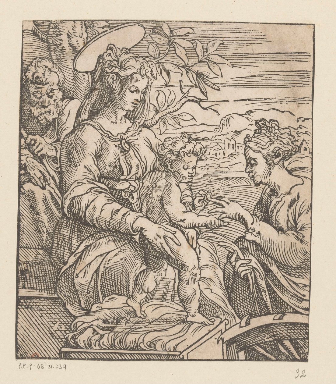 Saint Catherines mystiske ægteskab af Anonymous