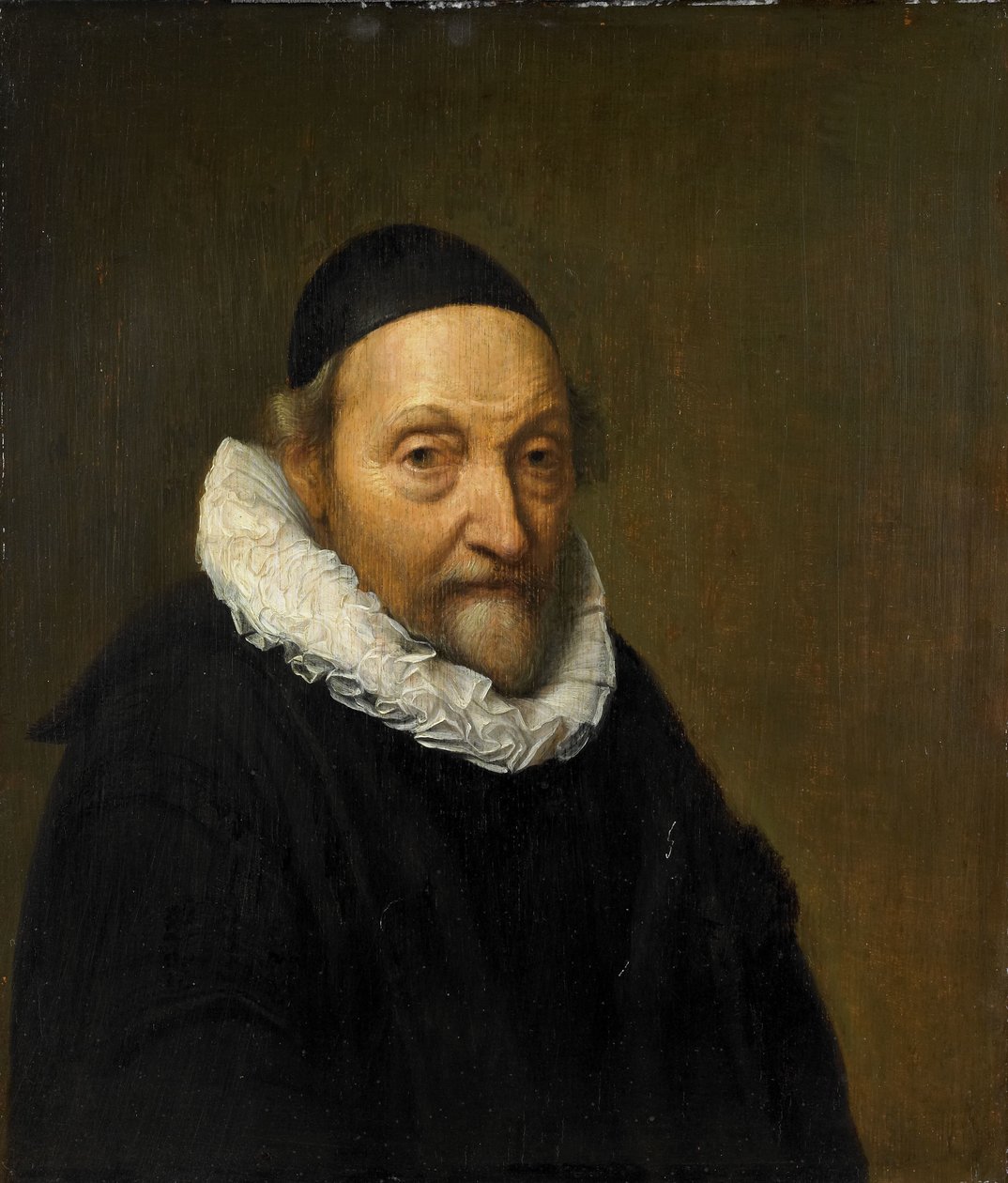 Portræt af Johannes Wtenbogaert (1557-1644) af Anonymous