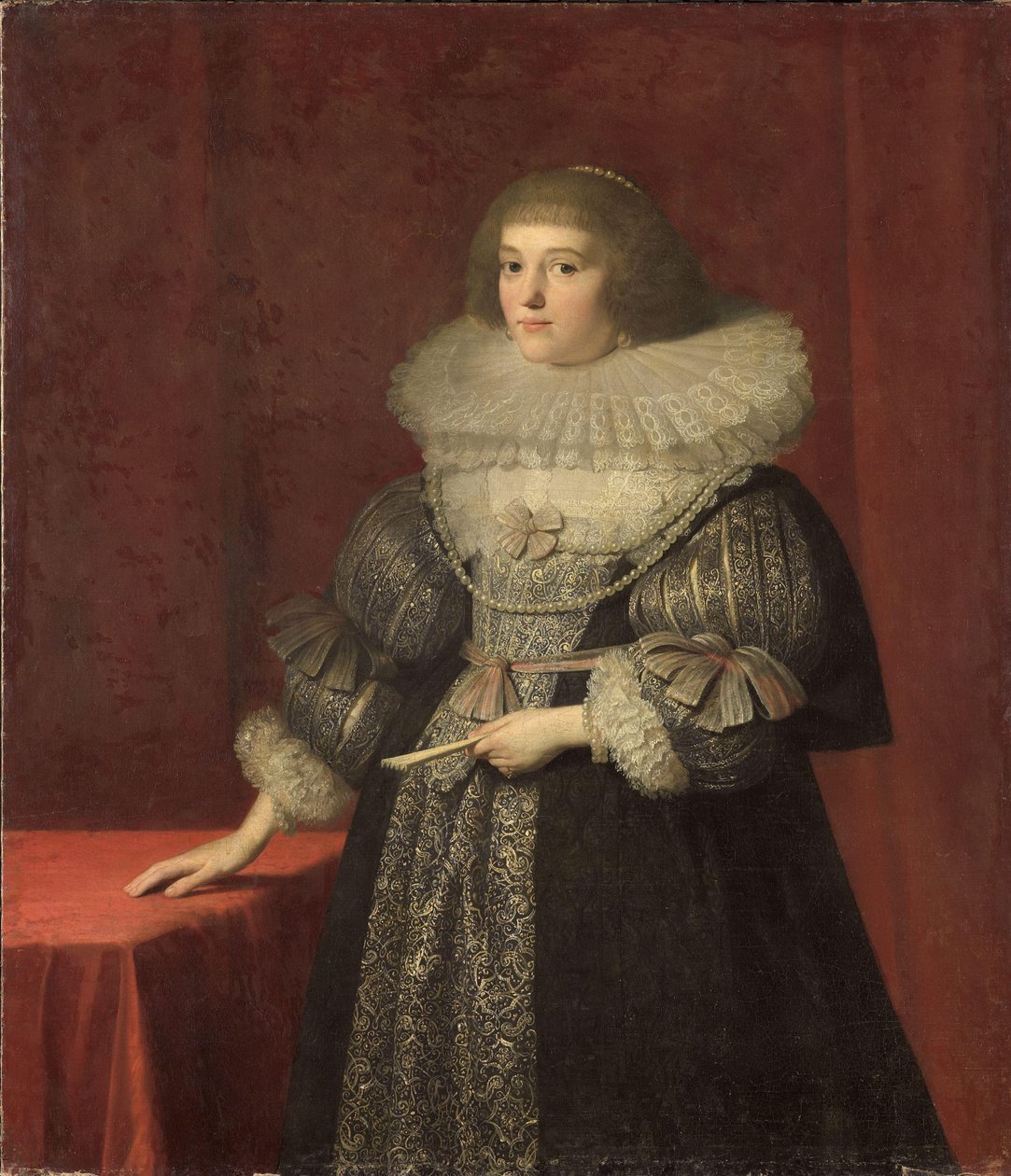 Portræt af Ursula (1594-1657), grevinde af Solms-Braunfels af Anonymous