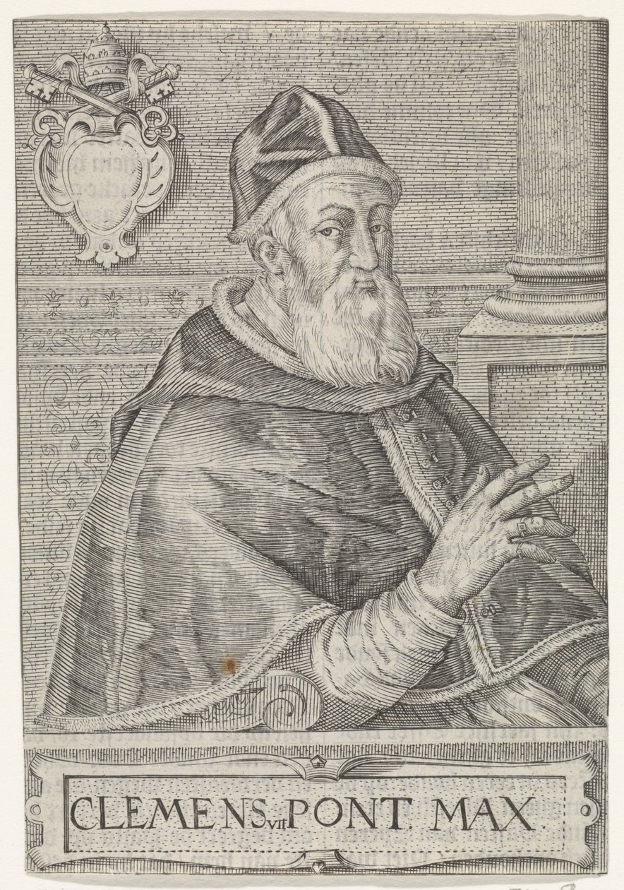 Portræt af pave Clemens VII af Anonymous