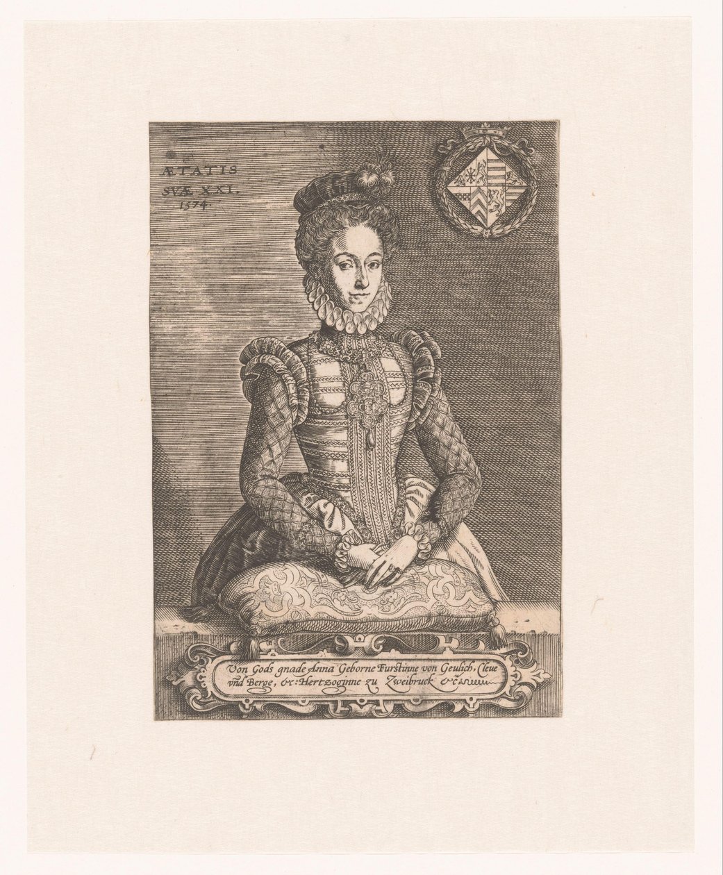 Portræt af Anna af Cleves af Anonymous