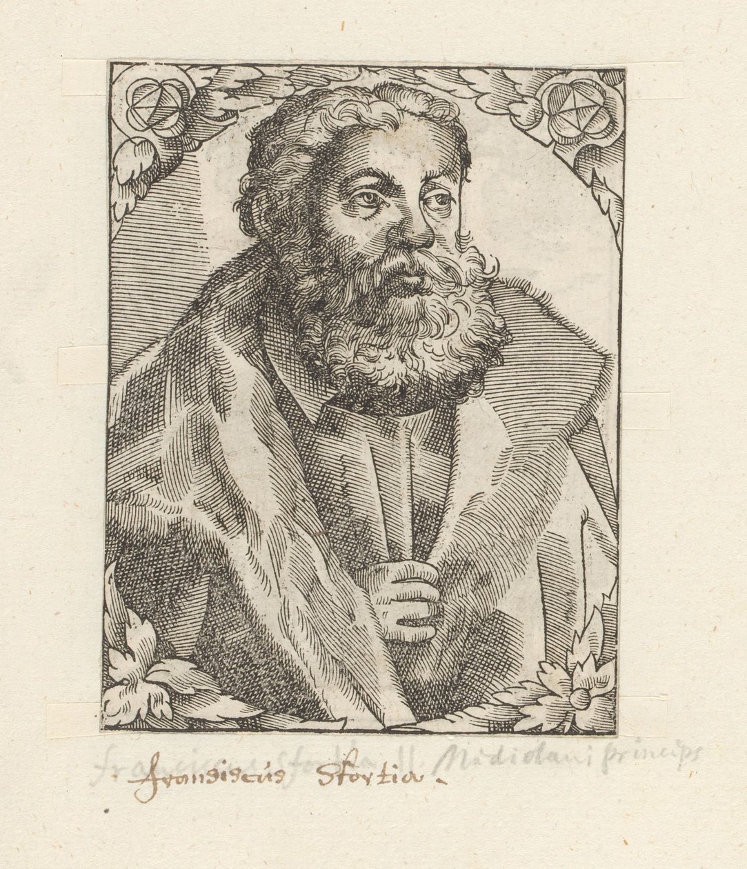 Portret af Francesco II Sforza af Anonymous
