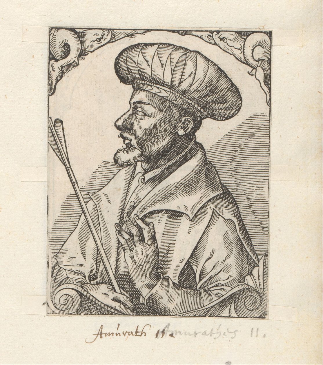 Portræt af Murad II af Anonymous