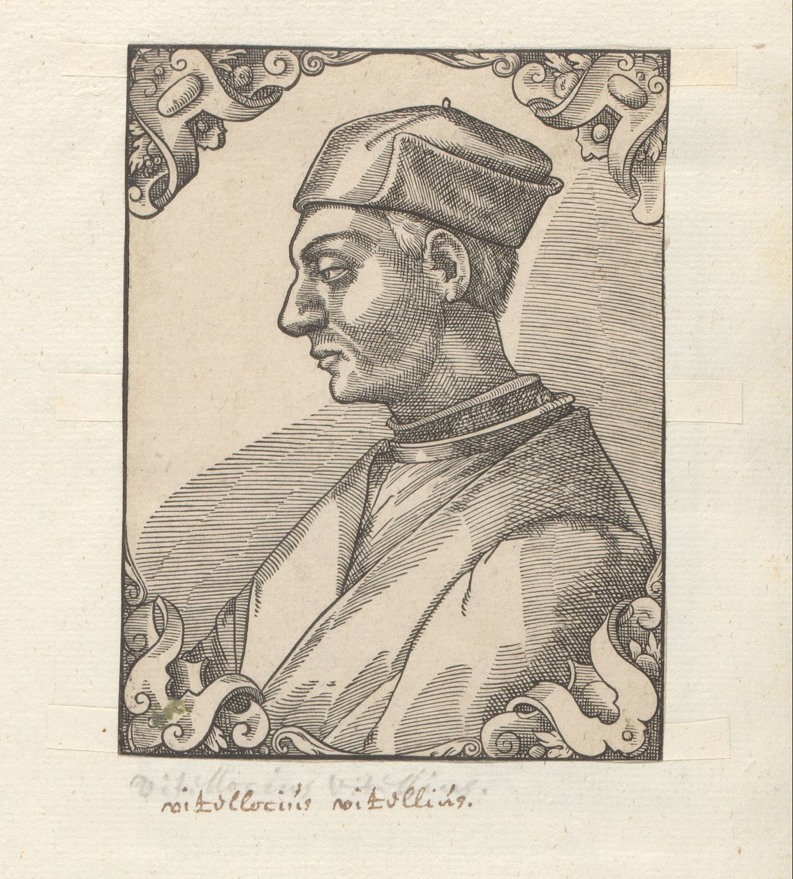 Portret af Vitellocius Vitellius af Anonymous