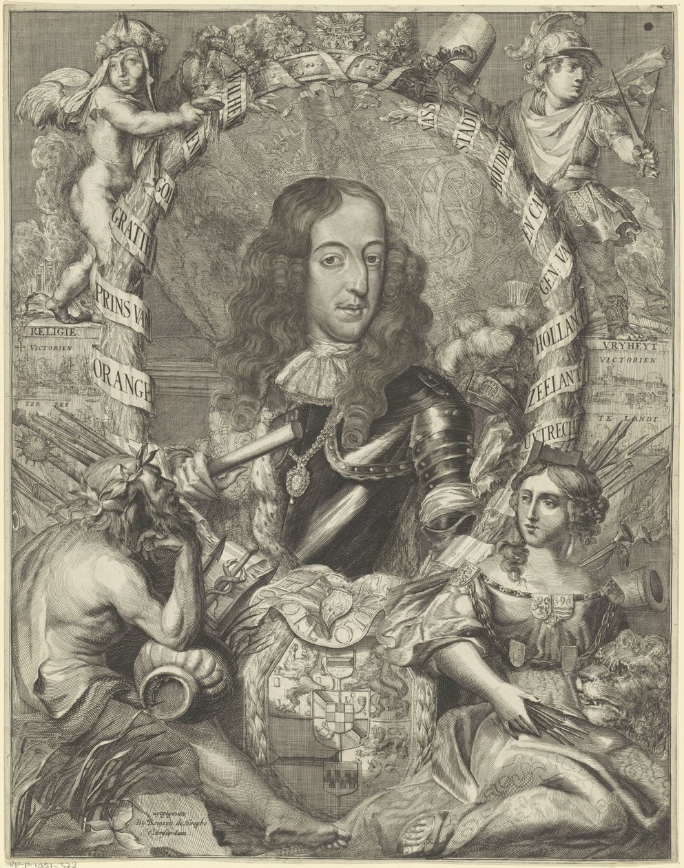 Portræt af William III, Prins af Orange af Anonymous
