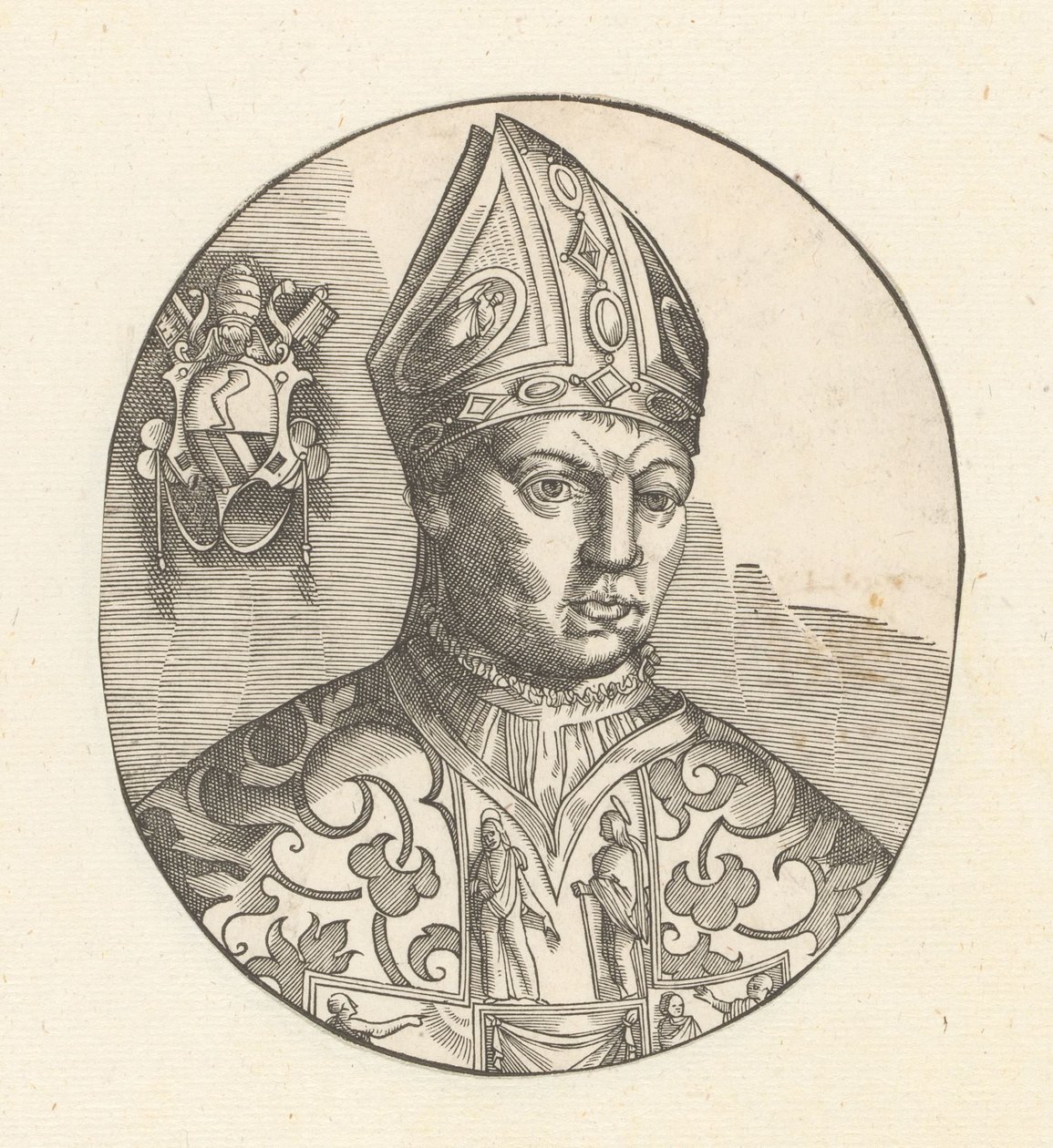 Portræt af pave Johannes XXI af Anonymous