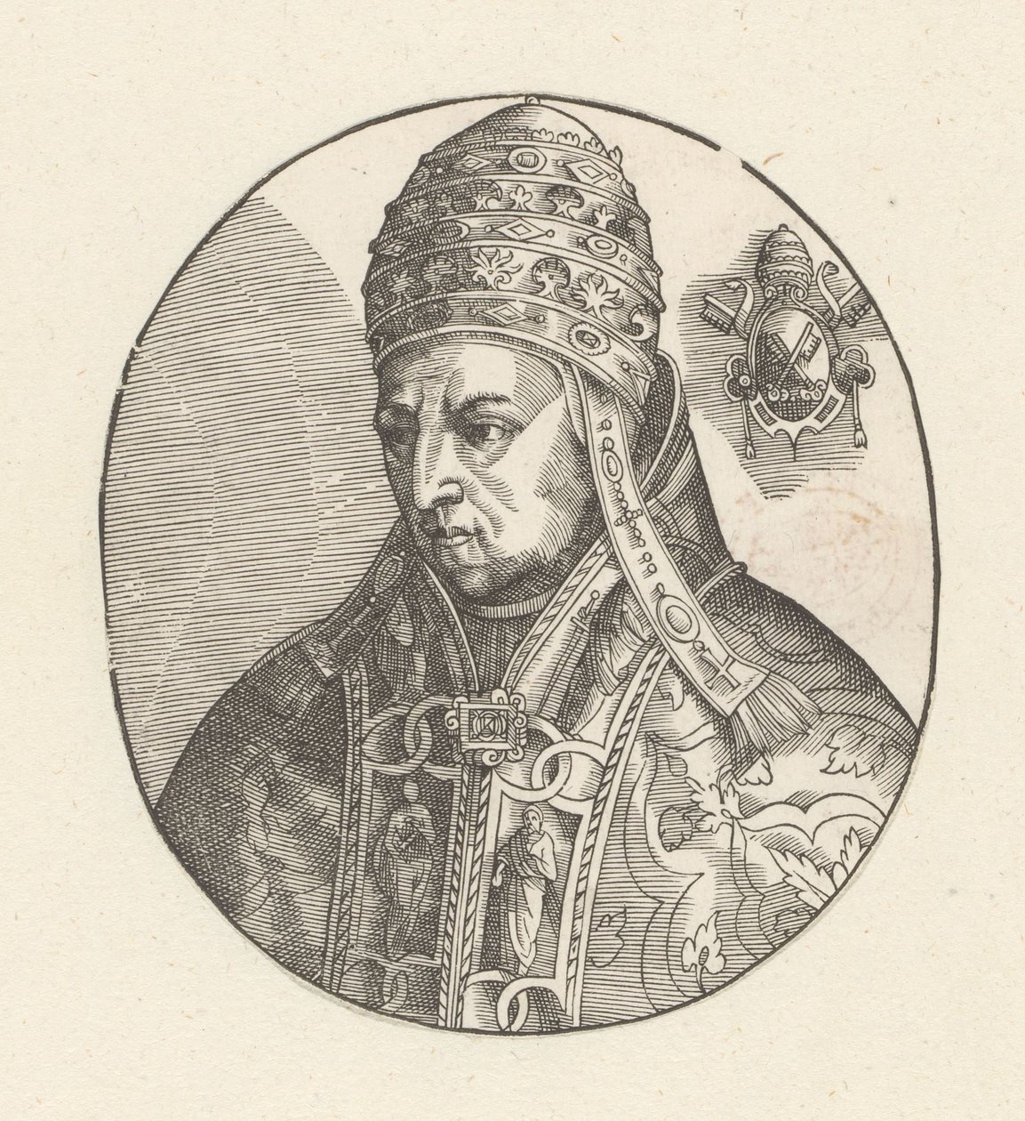 Portræt af pave Nicholas V af Anonymous