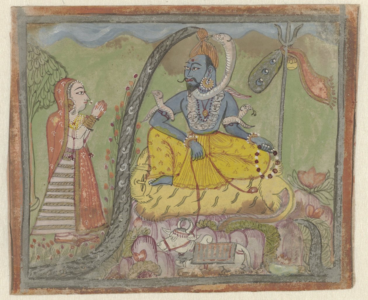 Shiva M Parvati af Anonymous