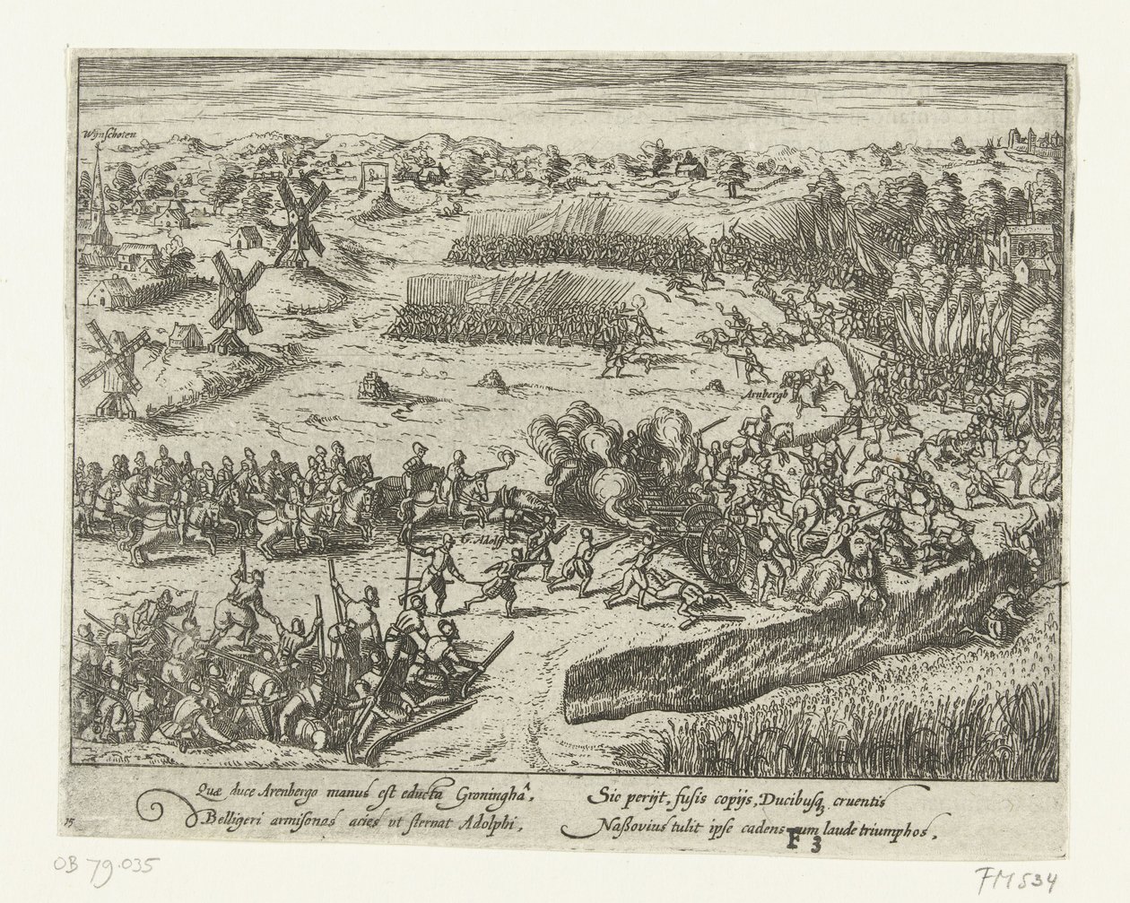 Slaget ved Heiligerlee, 1568 af Anonymous