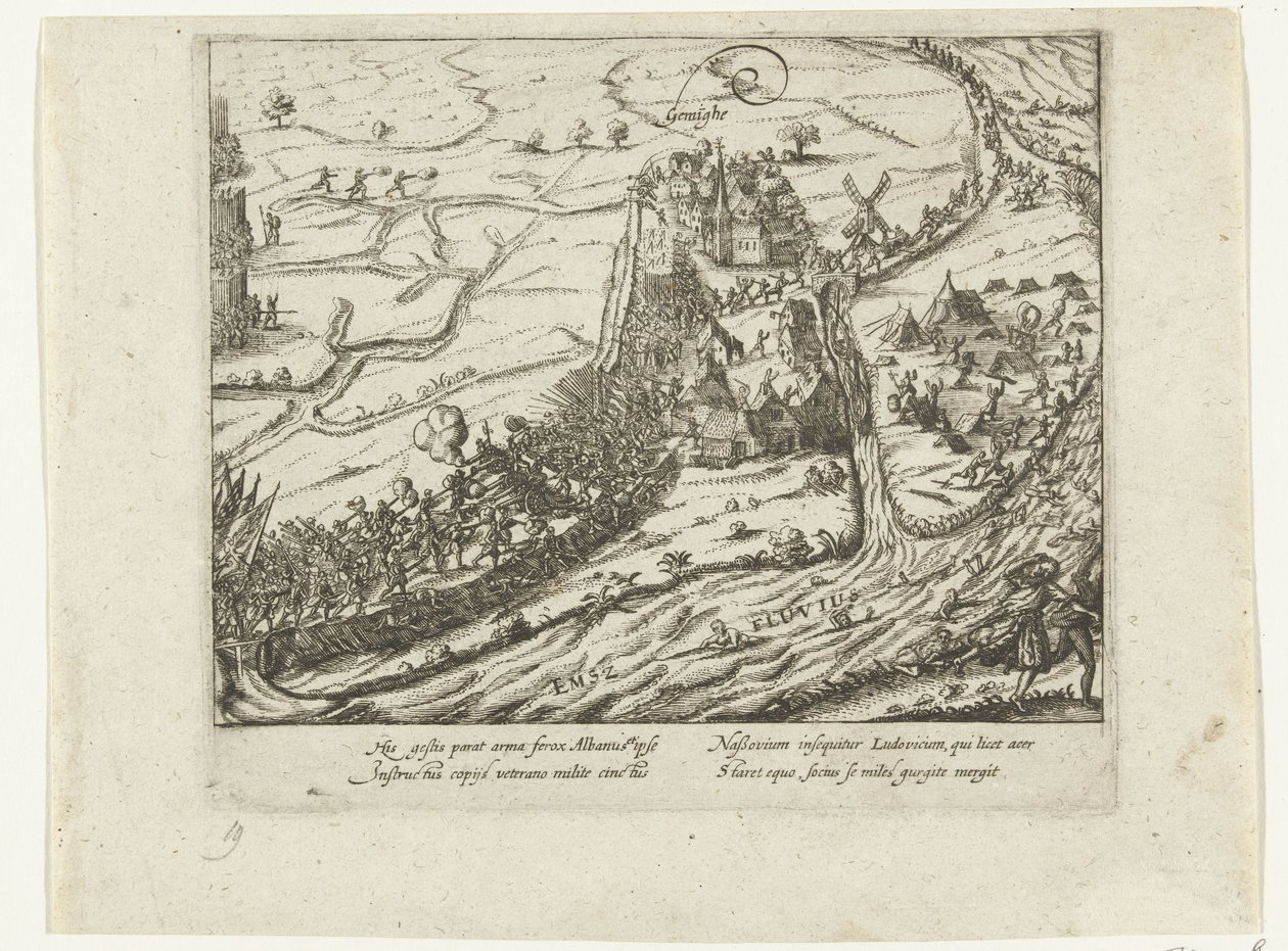 Slaget ved Jemmingen, 1568 af Anonymous