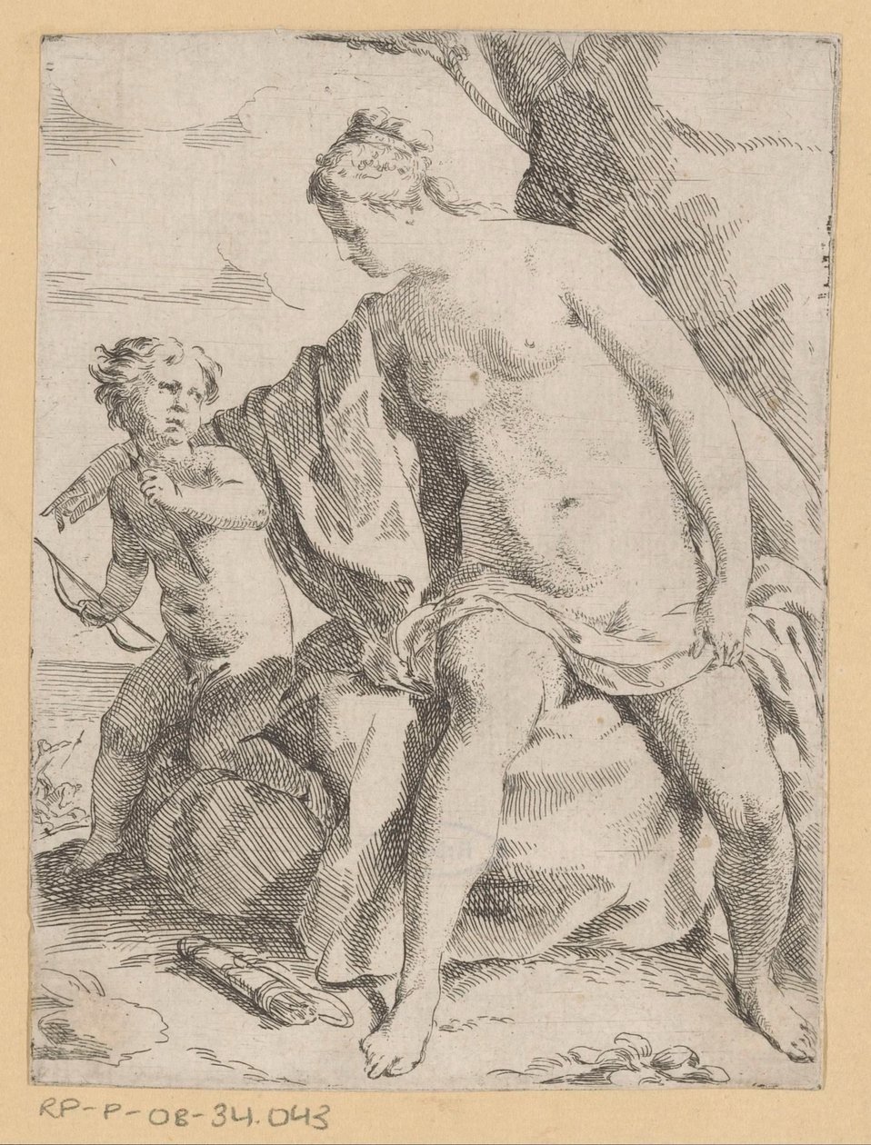 Venus i Amor af Anonymous
