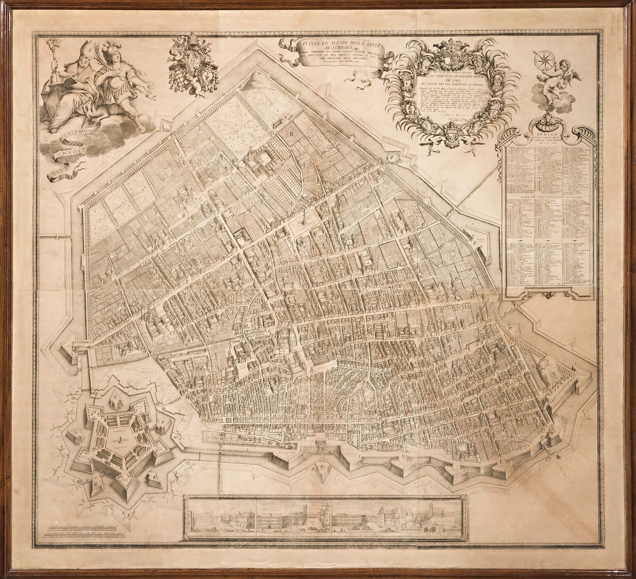 Ferrara bykort (print) af Anonymous Anonymous