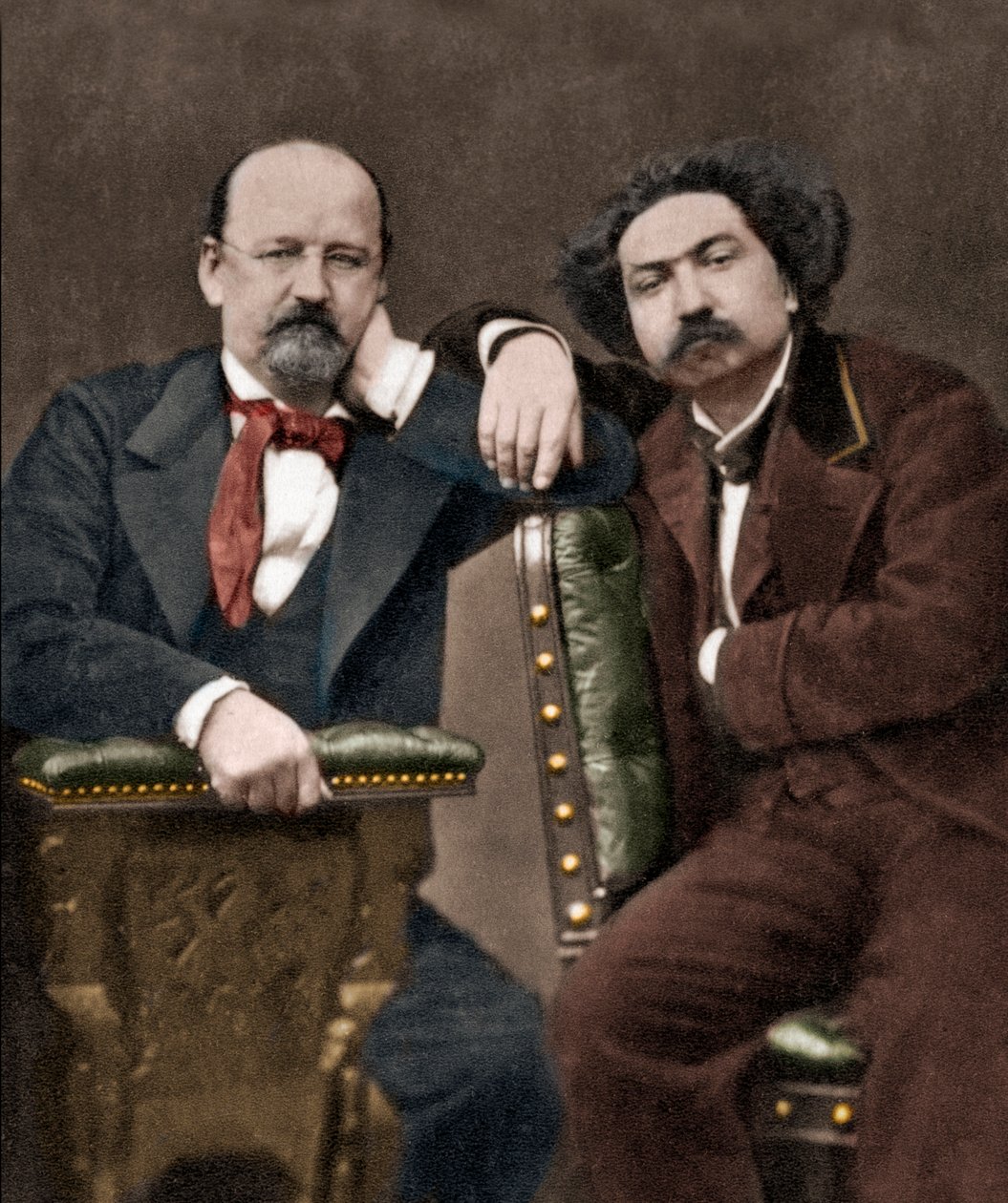 Emile Erckmann (1822-1899) og Alexandre Chatrian (1826-1890) af Anonymous Anonymous