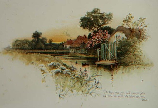 Håb og glæde, victoriansk bogillustration af Anonymous Anonymous