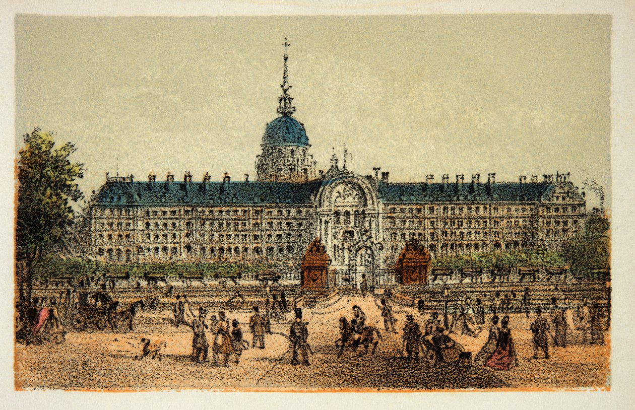 Paris 1874: Hotel des Invalides, privat samling af Anonymous Anonymous