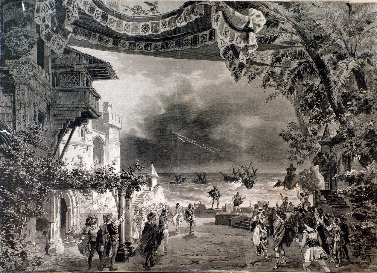 Scenografi af Otello, opera af Giuseppe Verdi af Anonymous Anonymous