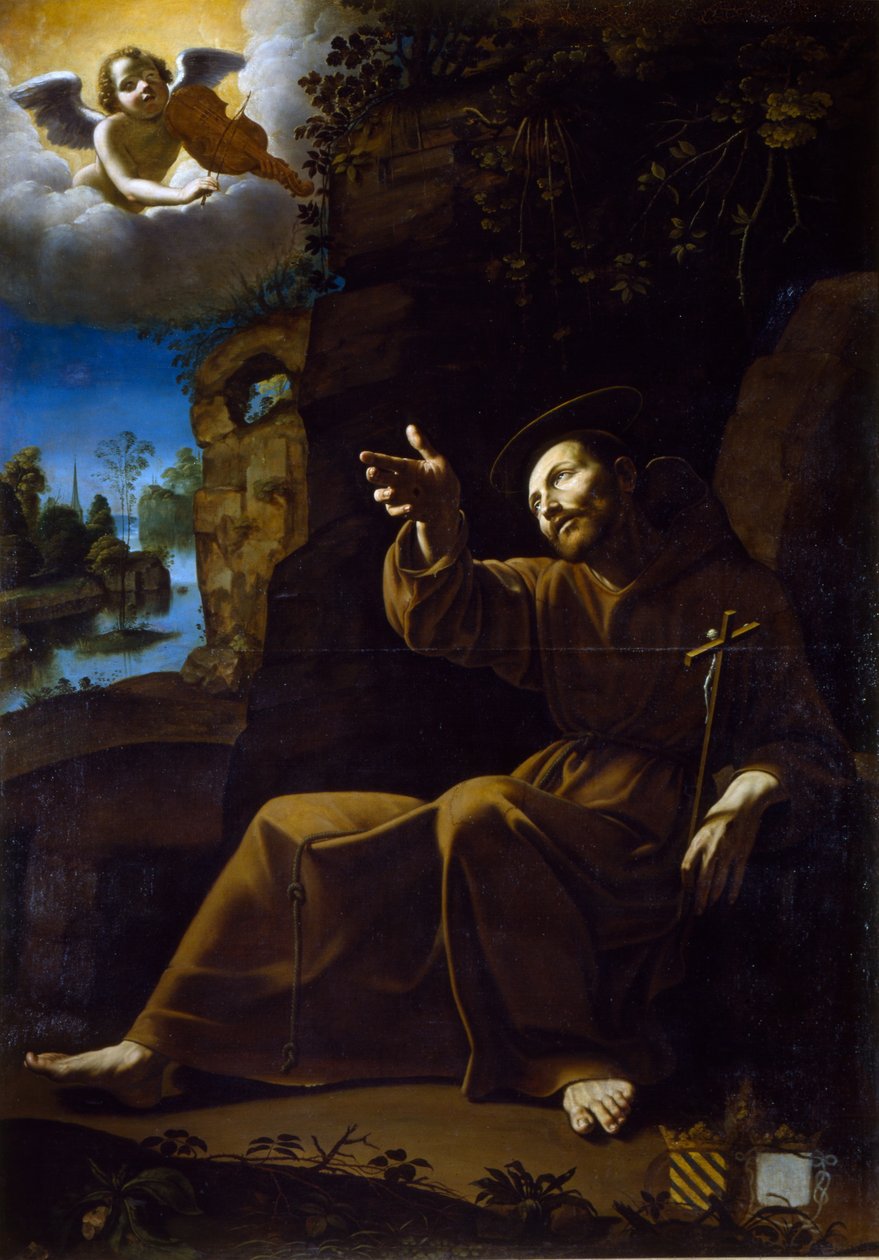 The Vision of St Francis (maleri) af Anonymous Anonymous